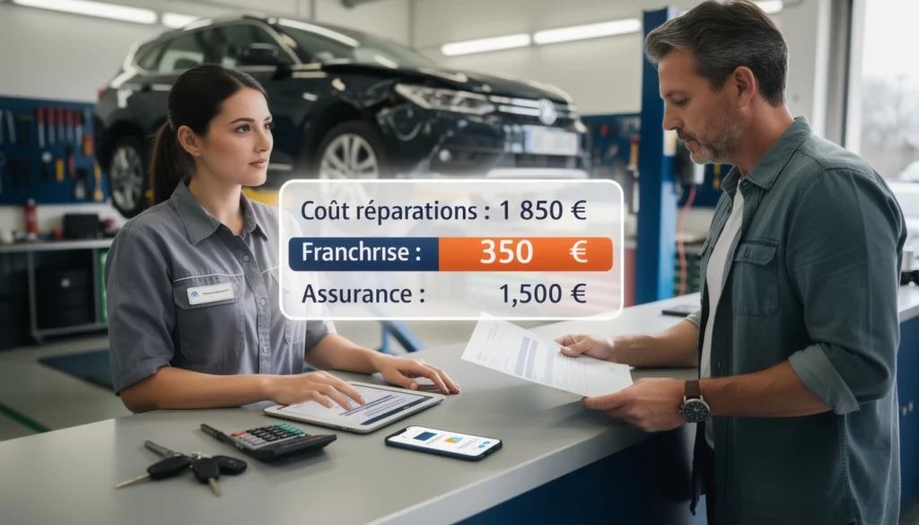 faire réparer sa voiture grâce à l’assurance